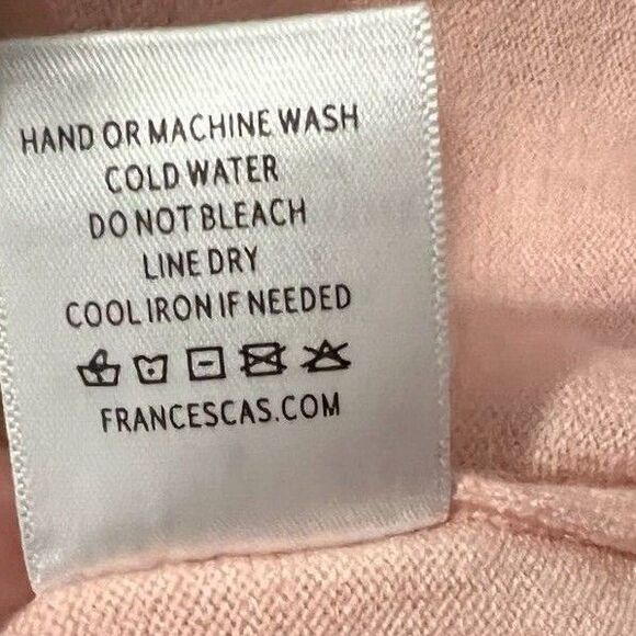 Francesca's Jun & Ivy Sweater  Womens S  Pink Off Shoulder Lace Trim V-Neck Top - Picture 7 of 7